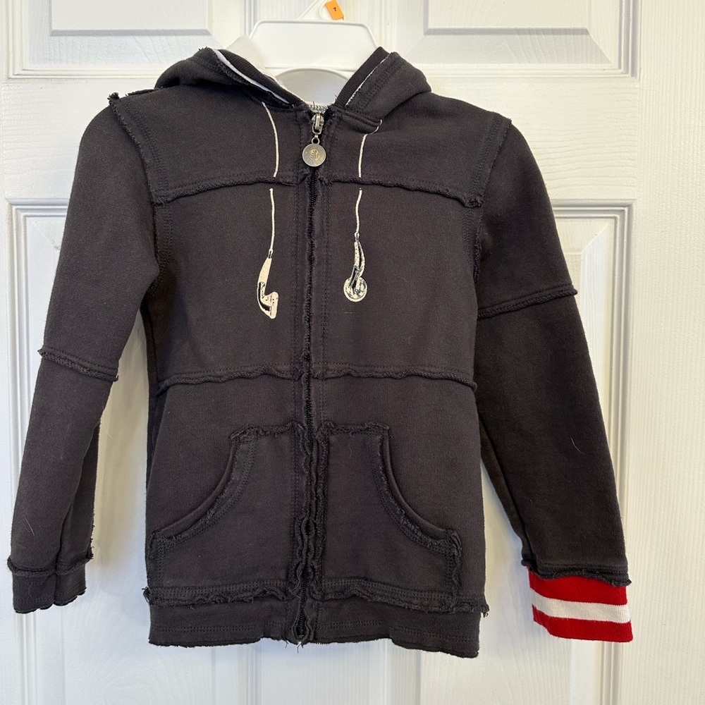 Mini Shatsu Sunglasses Zip Hoodie Size Youth Medium